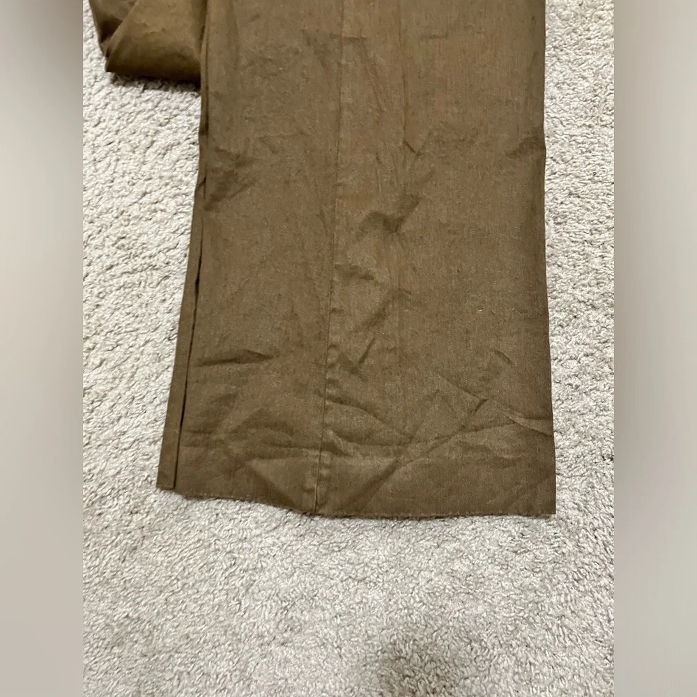 BANANA REPUBLIC ITALIAN LINEN-COTTON WIDE LEG JEAN - Picture 7 of 8